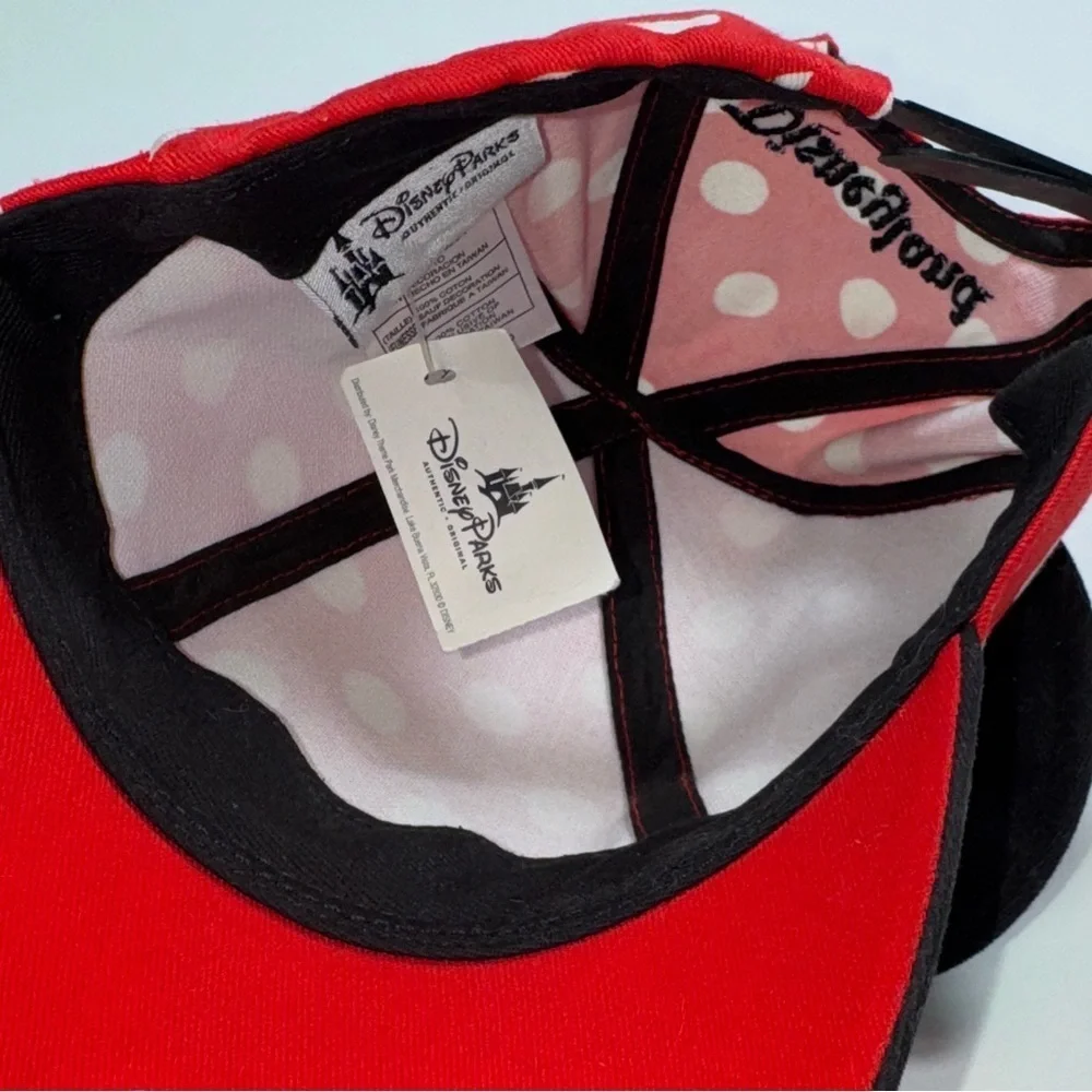 Disney Parks Minnie Mouse Ears Baseball Cap Hat Disneyland